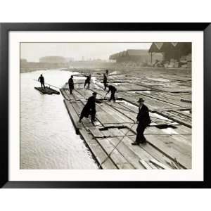  Rafters at Work in the Surrey Commercial Docks, 1930 