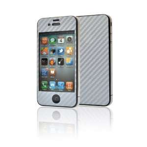 iPhone 4G Carbon Guards Silver Cell Phones & Accessories
