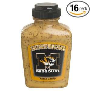 Tailgate Mustard University Of Missouri, 9 Ounce Jars (Pack of 16 