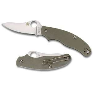 Spyderco UK Penknife 3 S30V Drop Point Blade, Foliage 