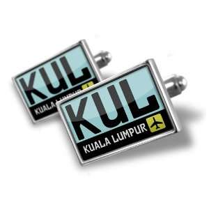 Cufflinks Airport code KUL / Kuala Lumpur country Malaysia   Hand 