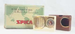 Vintage Spica ST 600 AM Transistor Radio Japan w/ Box  