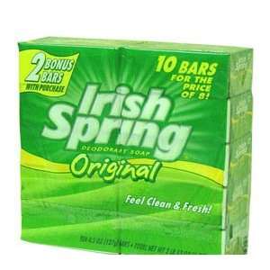 Irish Spring 10pk 4.5oz Original Soap 