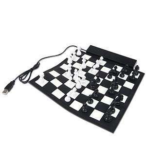  USB PORTABLE ROLL UP CHESS GAME Electronics