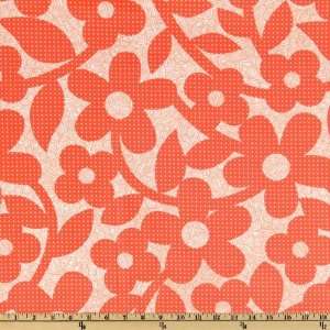   Laminated Cotton Dots & Loops Red By The Yard Arts, Crafts & Sewing