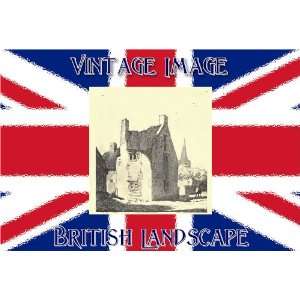 Pack of 12, 7cm x 4.5cm Gift Tags British Landscape Cottage at 
