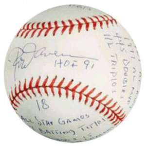  Rod Carew Autographed StatBall Baseball with 15 