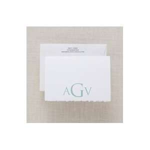   Weddings Delicate Deckle Thank You Note