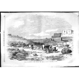   1855 Scene Nearl Sebastopol White House Ravine Horses