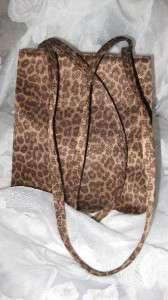 Beautiful Leopard/Cheetah Print Tan & Brown Nine West Handbag  