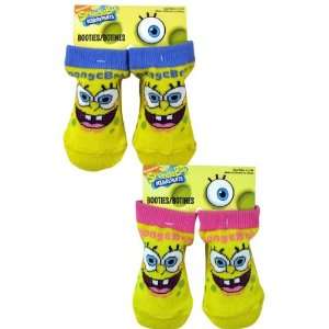  Sponge Bob Baby Booties With Inserts Packaged Case Pack 