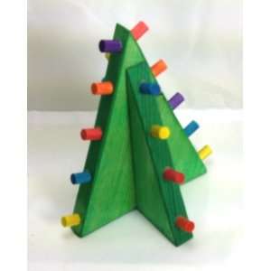  Standing Christmas Tree House Rabbit Toy