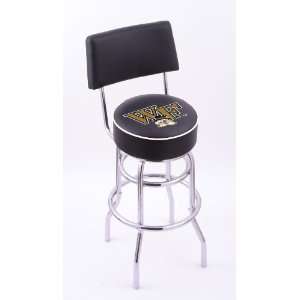 Wake Forest University 30 Double ring swivel bar stool with Chrome 