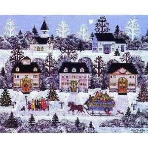   Holiday Sleigh Ride Artists Proof Serigraph Remarque