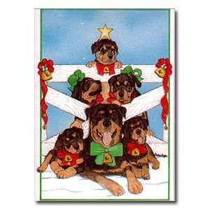  Rottweiler Wishes Gift Enclosure Cards   Set of 5 Health 