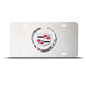 Cadillac Cadilac Metal Mirror Finish Stainless Steel License Plate 