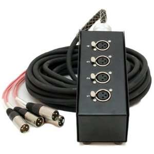   Channel XLR Send Sub Snake Cable   35 Feet Musical Instruments