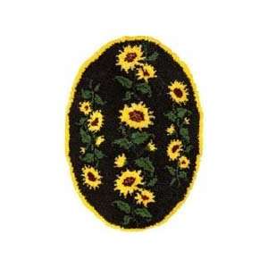 Sunflower Oval Latch Hook Rug Kit