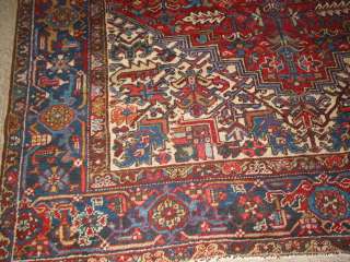 Antique Heriz carpet Norhwest Persia Rug B 6435  