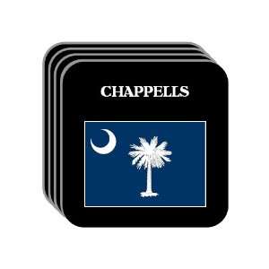 US State Flag   CHAPPELLS, South Carolina (SC) Set of 4 Mini Mousepad 