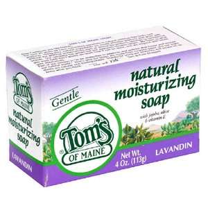 Toms of Maine Natural Moisturizing Soap, Lavandin (Lavander) 4 Ounce 