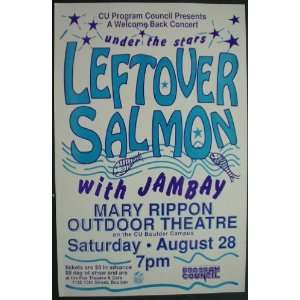  Leftover Salmon CU Boulder Concert Poster 1998