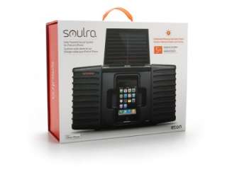 Etón Soulra Solar Powered Sound System for iPod and iPhone (Black 