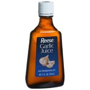  Reese Garlic Juice, 2 oz Bottles, 12 ct (Quantity of 1 