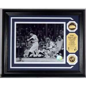  Highland Mint Phil Rizzuto Photo Mint with Two 24Kt Gold 