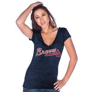   Tri blend Deep V neck Tee by Majestic Threads