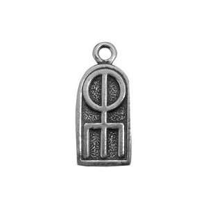 Spell Charm, ZEMI Ancient Amulet Pewter Pendant on Corded Necklace