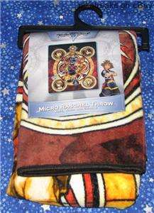 Soft Micro Raschel KINGDOM HEARTS II Disney Blanket NEW  