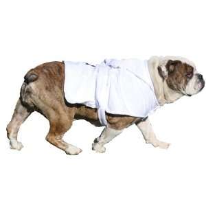   Cute by Lous Doggie Boutique Pet Dog Spa Robe / Towel White Medium