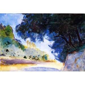  Oil Painting Landscape, Olive Trees, Corfu John Singer 