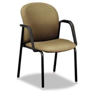  New   Mirus Series Guest Chair with Arms, Taupe Fabric 