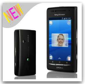 NEW Sony Ericsson Xperia X8(E15i) Unlocked GSM 2GB Black  