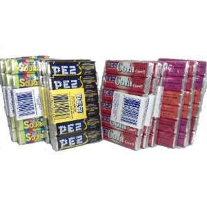 Pez Variety Pack   Fruit, Cola, Sourz and Chocolate 6 count packages 