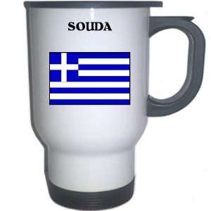  Greece   SOUDA White Stainless Steel Mug Everything 