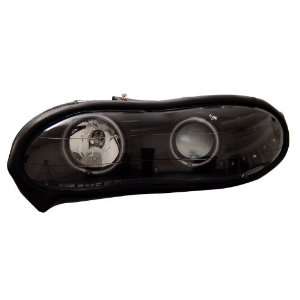 Chevy Camaro 98 01 Projector H.l Halo Black Clear (CCFL)   (Sold in 