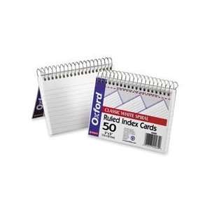 Esselte Corporation  Spiral Bound Index Cards,Ruled,Perforated,3x5 