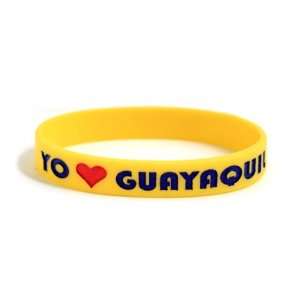  Yo amo Guayaquil (Pulcera de Silicone)