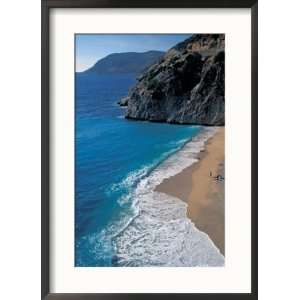 Beach near Kalkan, Turquoise Coast, Turkey Framed 