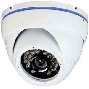  White Outdoor Dome Security Camera 700 TVL 24 IR LED, SONY 