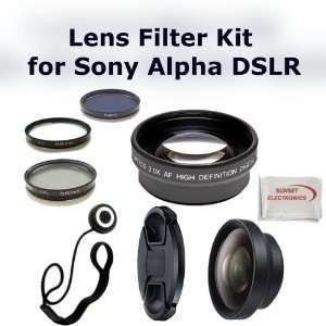  Digital Accessory Kit For Sony A35, A65, A77 Digital SLR 