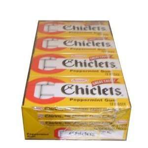 Chiclets Gum Peppermint Flavored 40   12 Piece Packs  