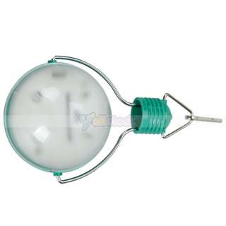 New Solar Energy White LED Light Nightlight Lamp Green Rotate 360 