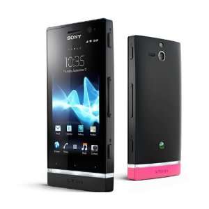 SONY XPERIA U ST25i Black/Pink Unlocked GSM Mobile Cell Phone. Xperia 
