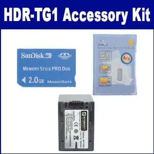  Sony HDR TG1 Camcorder Accessory Kit includes ZELCKSG 