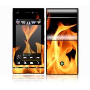  Sony Ericsson Satio Decal Skin   Flame 
