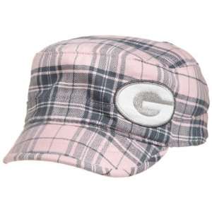  NCAA Womens Georgia Bulldogs Metro Cadet Hat (Pink Plaid 